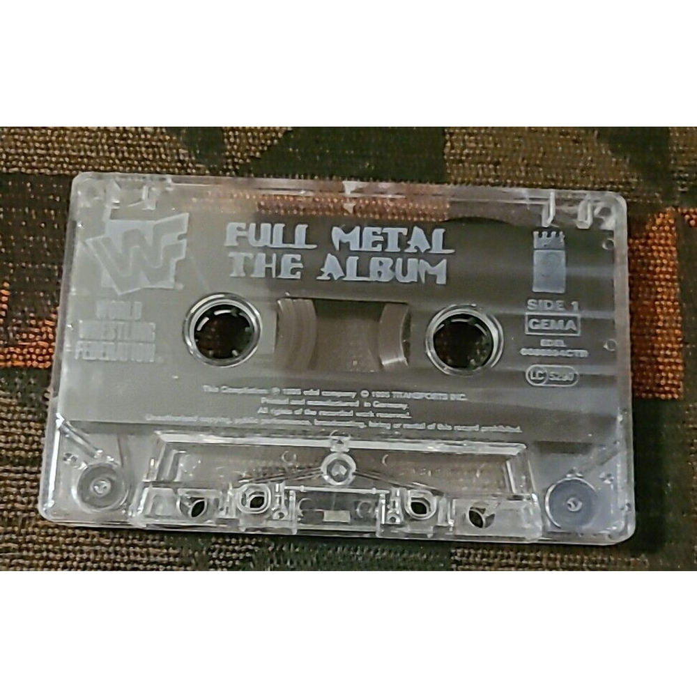 WWF Full Metal The Album Cassette Tape Superstars Arena Entrance Themes WWE 1995